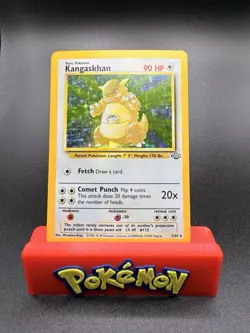 Pokemon TCG Kangaskhan Holo Rare Jungle Unlimited 5/64 Vintage WOTC 1999 NM-LP - Image 1