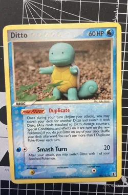 Pokemon Ditto - 40/113 - (Squirtle) English Non Holo EX Delta Species LP+ - Image 1