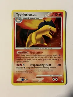 Pokemon Typhlosion 16/123 Mysterious Treasures HOLO Rare - Moderately Played! - Image 2