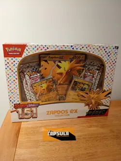 Pokemon Tcg Scarlet & Violet 151 Zapdos Ex Collection Box New Sealed - Image 1