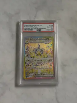 PSA 10 GEM MINT Galvantula ex Stellar Crown Full Art Holo 2024 Pokemon 168/142 - Image 1