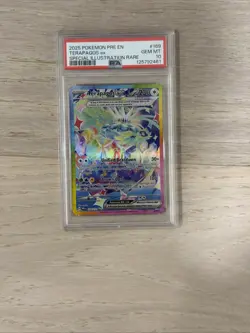 Pokemon TCG Terapagos EX 169/131 Special Illustration Rare Prismatic Evolutions - Image 1