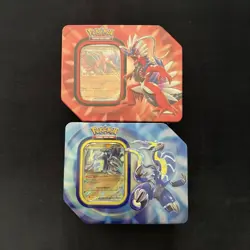 Pokemon TCG Paldea Legends 5-Pack Tin Set - Koraidon ex & Miraidon ex - Sealed - Image 1