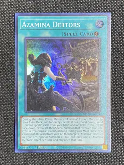 YuGiOh! - Azamina Debtors ROTA-EN054 Super Rare 1st Edition Near Mint - Image 1