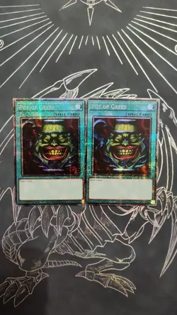*** POT OF GREED *** 1ST EDITION STARLIGHT RARE MP25-EN050 YUGIOH! - Image 1