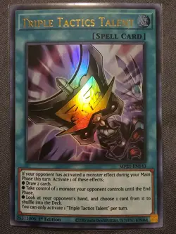 Triple Tactics Talent MP21-EN143 1st Edition Yu-Gi-Oh! Ultra Rare NM - Image 1