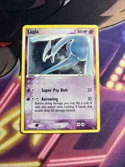 Lugia 2/17 Pokemon TCG 2007 Pop Series 5 Holo Rare MP - Image 1