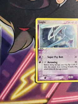Lugia 2/17 Pokemon TCG 2007 Pop Series 5 Holo Rare MP - Image 2