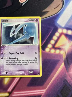 Lugia 2/17 Pokemon TCG 2007 Pop Series 5 Holo Rare MP - Image 3