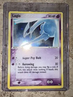 Pokemon TCG 2007 Lugia 2/17 Pop Series (5) Holo Rare - Image 1