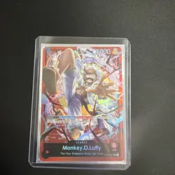 Monkey D Luffy Leader ST21-001 One Piece TCG Gear 5 EX Foil Near Mint Single - Image 1