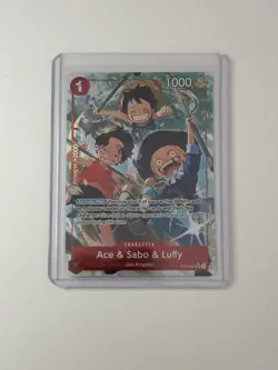 Ace & Sabo & Luffy (Alternate Art) OP13-007 Carrying On His Will Foil - Image 1