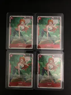Nami - OP01-016 (Ultra Deck: The Three Captains) OP01-016 One Piece Promo x4 - Image 1