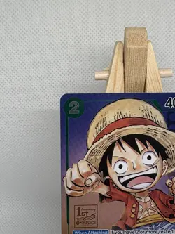 One Piece TCG Monkey.D.Luffy 1st Anniversary English P-037 Promo - Image 2