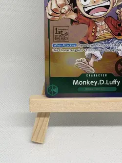 One Piece TCG Monkey.D.Luffy 1st Anniversary English P-037 Promo - Image 4