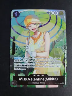 Miss Valentine (Dash Pack) OP14-087 Rare One Piece The Azure Sea's Seven - Image 1
