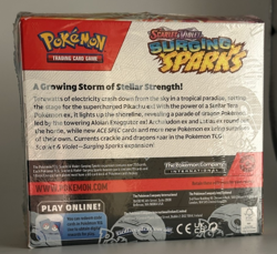 Surging Sparks Booster Box - Scarlet & Violet Pokemon TCG - New & Sealed - Image 2