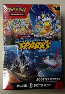 NEW Pokemon TCG: Scarlet VIolet Surging Sparks Factory Sealed Booster Bundle Box - Image 1