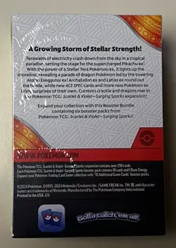 NEW Pokemon TCG: Scarlet VIolet Surging Sparks Factory Sealed Booster Bundle Box - Image 3