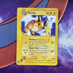 Raichu 61/165 Non Holo Rare Expedition Base Set Pokemon Card 2002 - Image 1