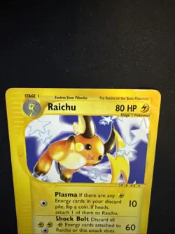 Pokemon TCG Raichu Expedition Base Set 61/165 Card, Regular Rare - Image 2