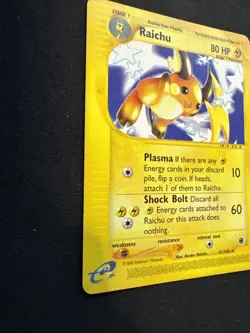 Pokemon TCG Raichu Expedition Base Set 61/165 Card, Regular Rare - Image 4