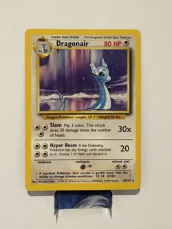 Dragonair 18/102 Base Set Rare Unlimited WOTC Pokemon TCG 1999 LP+ - Image 1