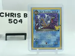 Pokemon Celebrations ~ Dark Gyarados 8/82 25th Anniversary Holo ~ TEAM ROCKET - Image 1