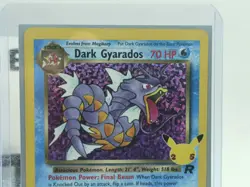 Pokemon Celebrations ~ Dark Gyarados 8/82 25th Anniversary Holo ~ TEAM ROCKET - Image 2