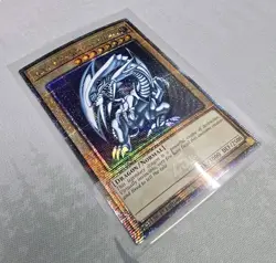 QCR Blue-Eyes White Dragon Quarter Century Secret Rare Yugioh NM TCG MP24-EN001 - Image 1