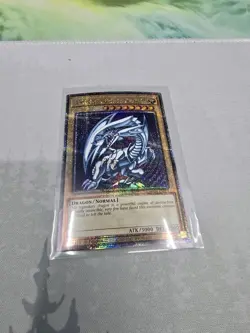 QCR Blue-Eyes White Dragon Quarter Century Secret Rare Yugioh NM TCG MP24-EN001 - Image 3