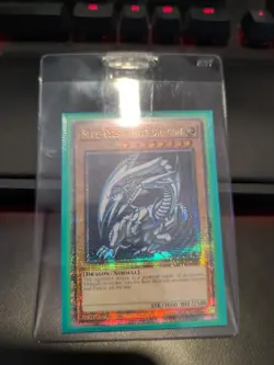 QCR Blue-Eyes White Dragon Quarter Century Secret Rare Yugioh NM TCG MP24-EN001 - Image 4