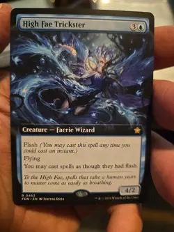 High Fae Trickster Extended Art Regular #453 FDN- Foundations MTG NM - Image 1