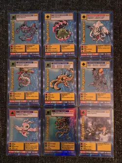 Complete Vintage 54 Card Digimon CCG Battle Series 1 Set Piedmon Boltmon Gatomon - Image 5