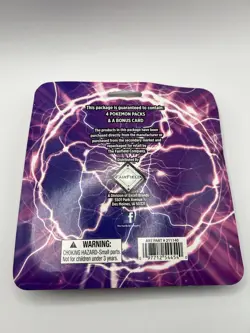 Pokemon TCG Lightning 4 Booster Packs 1 Bonus Card Factory Sealed - Image 2