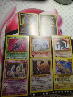 Neo Destiny 1st Ed Shiny Set Custom cards Not original All 8 Cards Included - Image 1