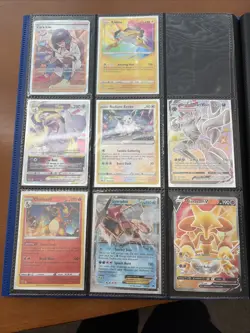Pokemon Card Collection Binder Lot Holo Rare Mega pikachu V-union and more - Image 1