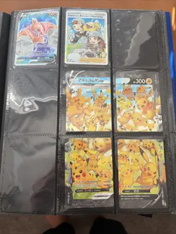 Pokemon Card Collection Binder Lot Holo Rare Mega pikachu V-union and more - Image 5