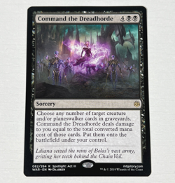 Command the Dreadhorde 082/264 WAR War of the Spark Rare Magic MTG Card LP - Image 1