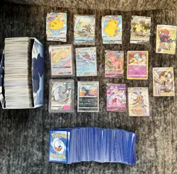 Pokemon TCG Mixed Card Lot Scarlet & Violet Sword & Shield Pikachu Mew Holos - Image 1