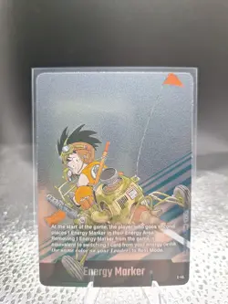 Son Goku E-45 Silver Energy Marker Dragon Ball Manga Booster Card Fusion World - Image 1