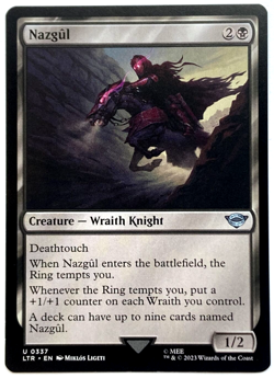 MTG Nazgul The Lord of the Rings: Tales of Middle-earth 0337 Pack Fresh - Image 1