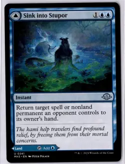 1x MTG Sink Into Stupor - Modern Horizons 3! NM Mint! Ships Fast! - Image 1