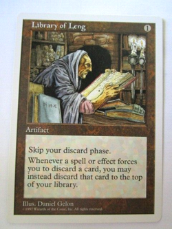 MTG Library of Leng Fifth Edition 5th Light Play!! - Image 1