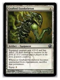 Scars of Mirrodin #162 Grafted Exoskeleton - Image 1