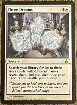 Three Dreams - Ravnica: City of Guilds - Magic MTG - LP - Rare - Image 1