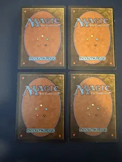 MTG - Magic The Gathering - Black Knight X 4- Revised - LP/EX! - Image 2