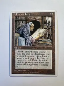 Library of Leng - MTG Core Set 4th Edition - NM - Image 1