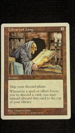 MTG Library of Leng - Fifth Edition - MP - Image 1