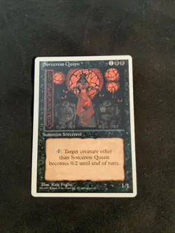 Sorceress Queen - MTG Alternate 4th Edition - Nrmt - Image 1